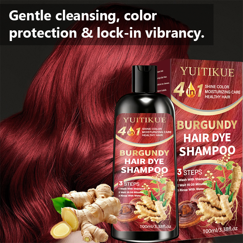 Burgundy Hair Dye Shampoo, 4 I – Hair Care Herbal Bewertung und Preis