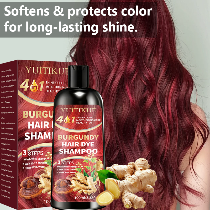 Burgundy Hair Dye Shampoo, 4 I – Hair Care Herbal Bewertung und Preis