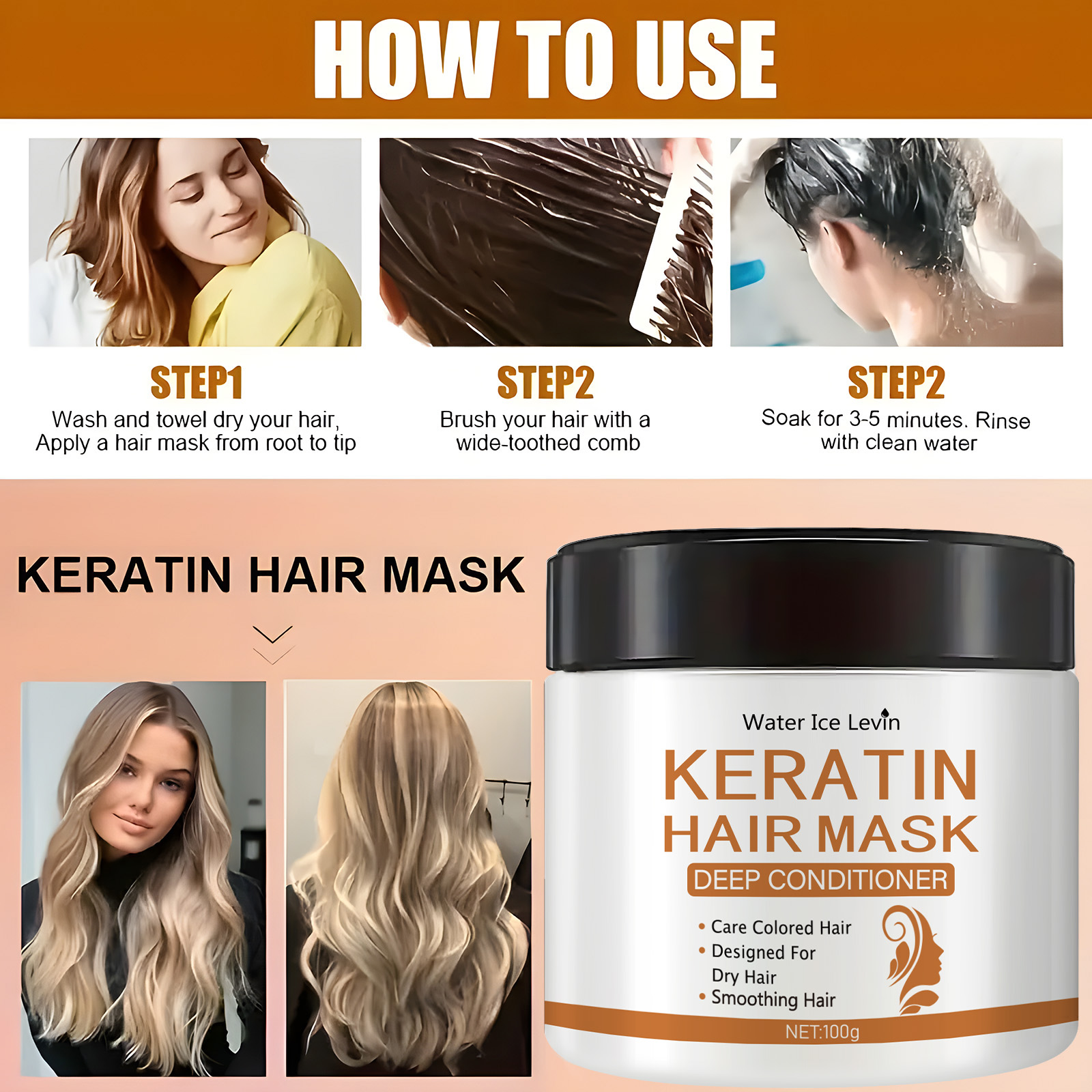 Keratin Hair Mask - Deep Condi – Hair Care Dupes Bewertung und Preis