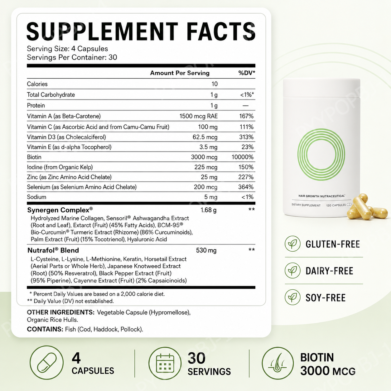 Herbal Hair Nutrition Capsules – Hair Care Herbal Bewertung und Preis