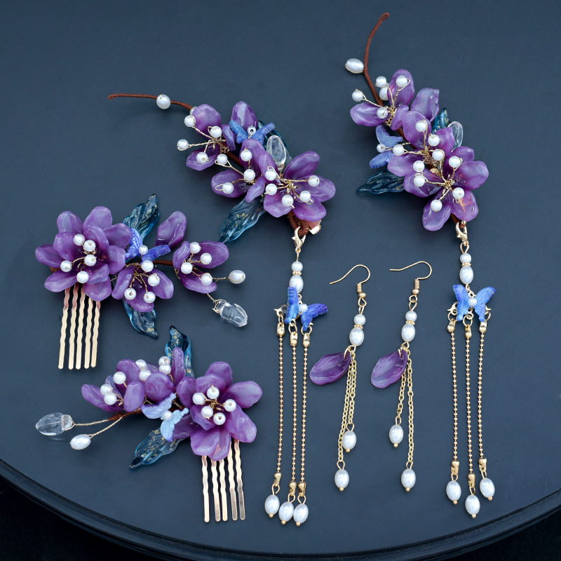 Chinese Glazed Flower Hairpin  – Hair Care Japanese Bewertung und Preis