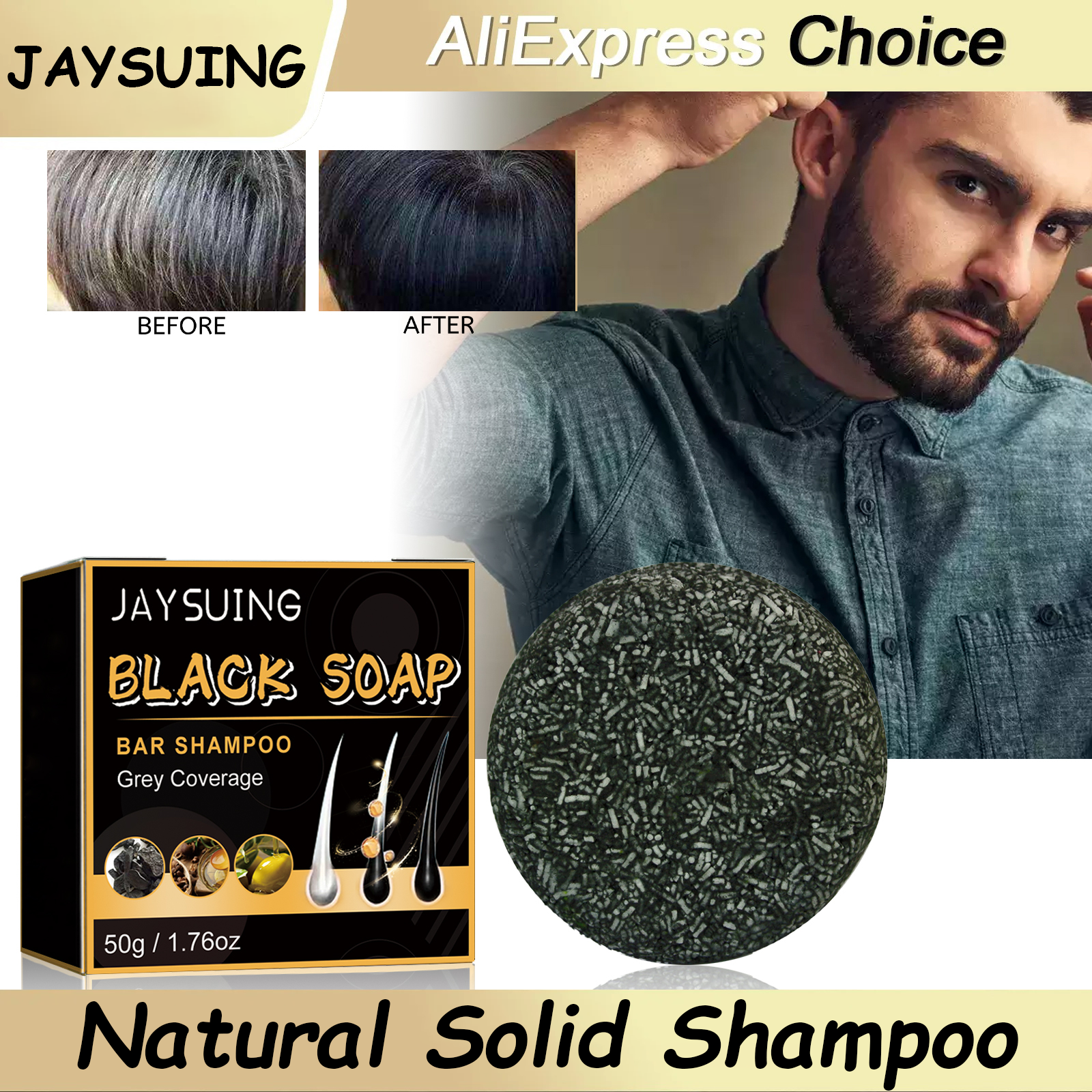 Hair Shampoo Soap Polygonum Mu – Hair Care Herbal Bewertung und Preis