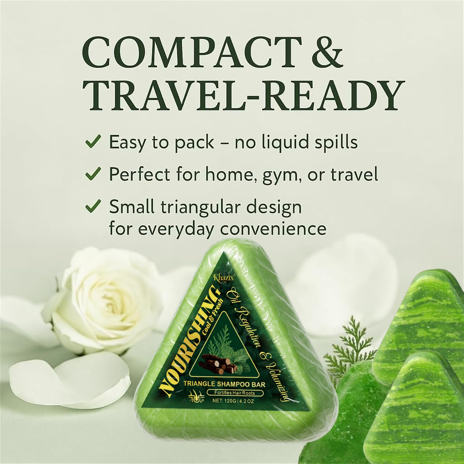 Green Triangle Soap Shampoo Ba – Hair Care Herbal Bewertung und Preis