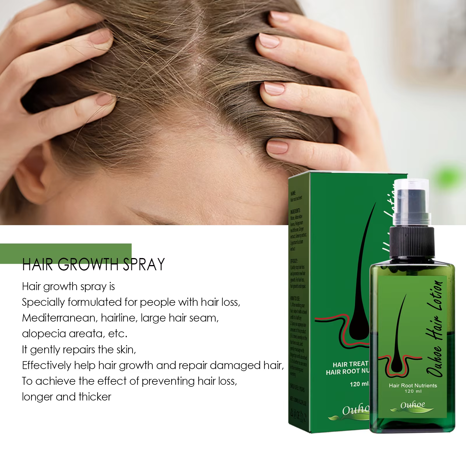 Hair Growth Spray Anti Hair Lo – Hair Care Herbal Bewertung und Preis