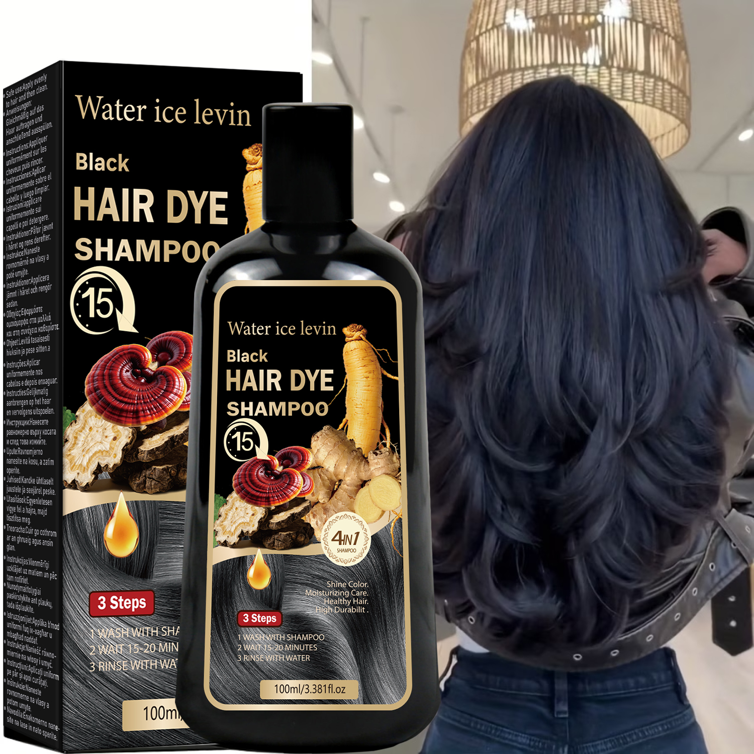 Black Sesame Ginseng Reishi Ha – Hair Care Herbal Bewertung und Preis