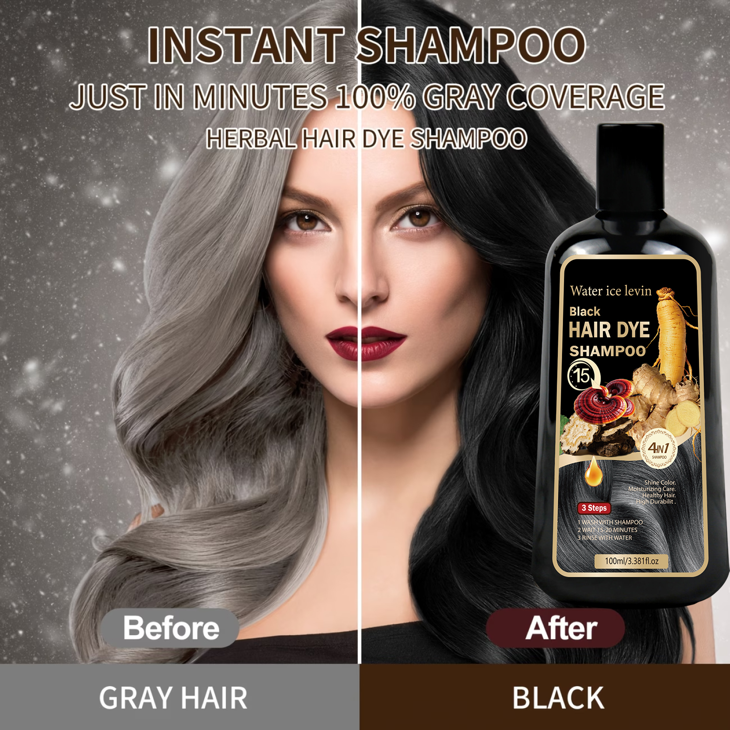 Black Sesame Ginseng Reishi Ha – Hair Care Herbal Bewertung und Preis